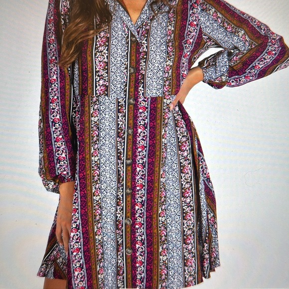 Natural Life Tunic Shirt Dress - Picture 3 of 5